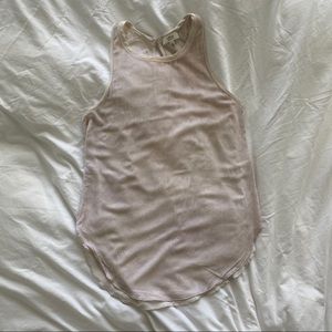 Aritzia Wilfred Velvet and Silk Tank